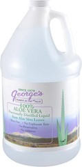 Warren Laboratories George’s 100% Aloe Vera Liquid 128 fl.oz (Pack of 2)