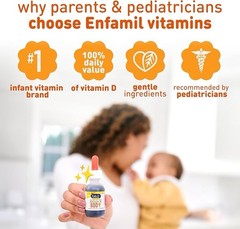 Enfamil Poly Vi Sol Multivitamin & Iron Supplement Immune Support Liquid 50ml