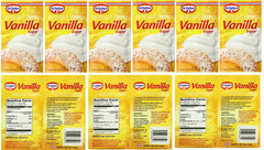 Dr.Oetker Artificially Flavored VANILLA Sugar 0.32 oz- 12 Count (2 pack of 6)