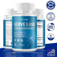 (3 Pack) Nerve Ease Nootropic Nerve Support Max Supplement NerveEase 180 Capsule