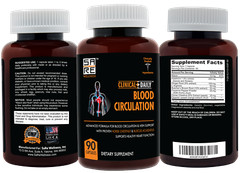 CLINICAL DAILY Blood Circulation Supplement. 100% Herbal, Horse Chestnut Cayenne