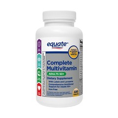 Equate Complete Multivitamin Dietary Supplement Tablets Adults 50+220 Ct