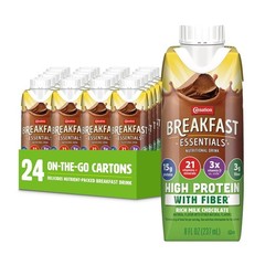Carnation Breakfast Essentials High Protein with Fiber Ready-to-Drink, 8 FL O…