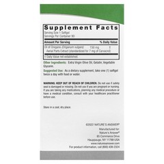 Nature s Answer Oil of Oregano Origanum Vulgare 150 mg 90 Softgels Cruelty-Free,