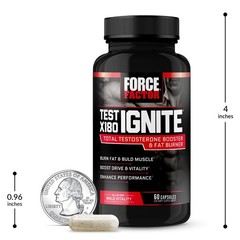 Testosterone Booster for Men – Lean Muscle, Energy Boost, Fenugreek & Green Tea,