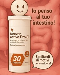 Forever Active Pro-B Probiotics 6-Strains + Zinc Gut Health Kosher 8 Billion CFU
