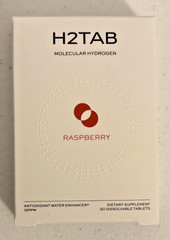 H2Tab Molecular Hydrogen Tablets with Magnesium 30 Count Raspberry Flavored
