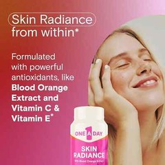 One A Day Skin Radiance Support Skin Hydration & Glow 30 Capsules Exp 3/2026 New
