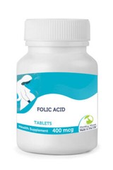 FOLIC ACID 400mcg Vitamin B9 30/60/90/120/180/250 Tablets Pills