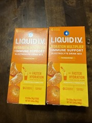Liquid I.V. Tangerine Immune Support 20 In All. 2 Boxes