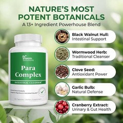 Para Complex Intestinal Cleanser – Wormwood, Black Walnut, Cleanse for Humans
