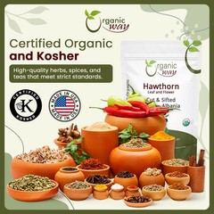 Hawthorn Leaf and Flower Cut & Sifted (Crataegus monogyna) – Herbal Tea | Eur…