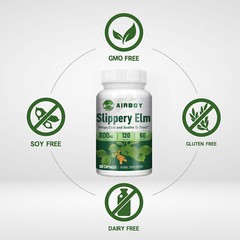 Slippery Elm – Digestive Gut Health, Soothe The Throat Cough, Gastric Support