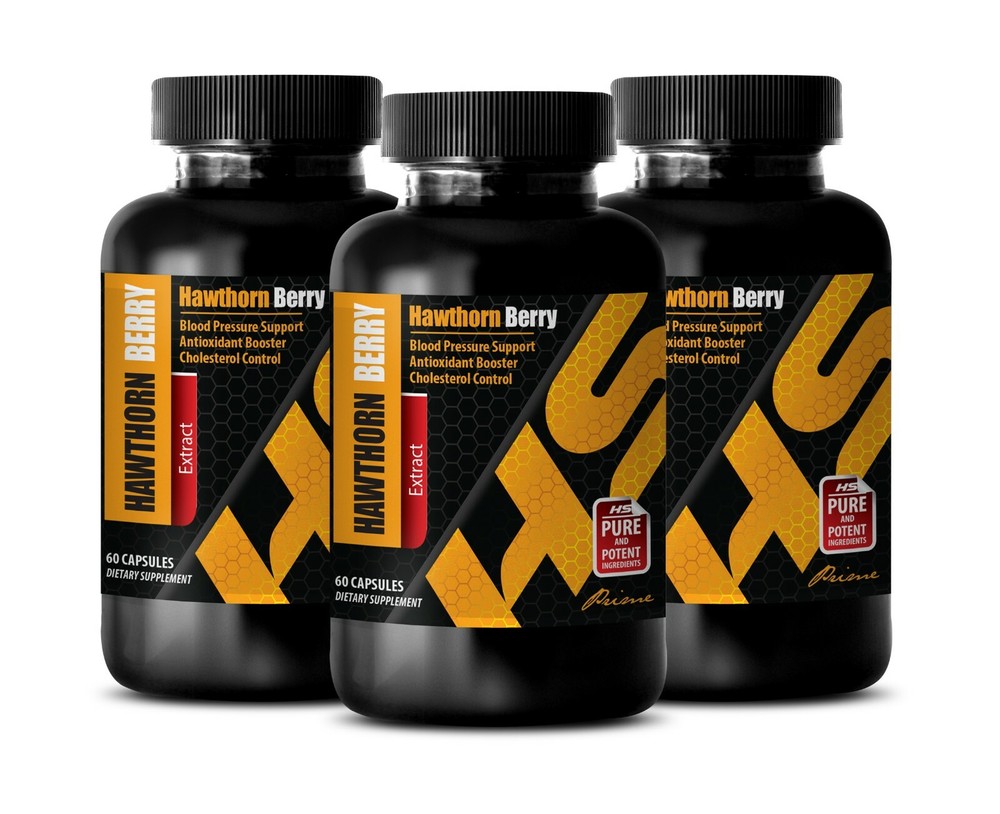 antioxidant and immunity – HAWTHORN BERRY 665mg – hawthorn extract – 3 Bottles