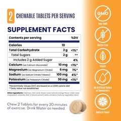 SaltStick Fastchews Chewable Electrolyte Tablets: Bottle of 30, Orange