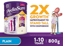 1 X Abbott Pedia Sure Complete Nutrition Growth 1-10 Years Plain 800g