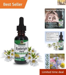 Alcohol-Free Eyebright Tincture | , Gluten-Free & Non-GMO for Vision Care