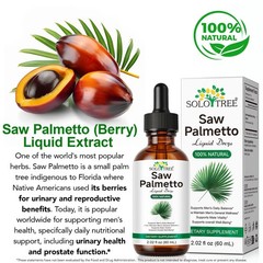 60ML Saw Palmetto Oil Drops – Pure Vegan for prostate health and vitality