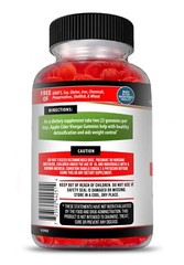 Apple Cider Vinegar Gummies 60ct, Premium Weight Loss, Appetite, Compare to Goli
