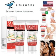2 Pack Slimming Fat Burning Hot Cream for Belly & Waist Moisturizing Firming