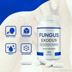 Fungus Exodus Pills to Combat Toenail Fungus and Restore Nail Health 60ct
