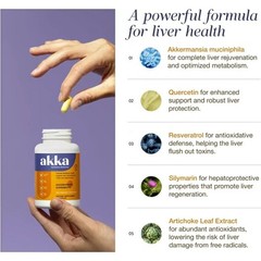 AKKA Premium Liver Cleanse Detox & Repair–Superbiotic, Gut Health & Milk Thistle