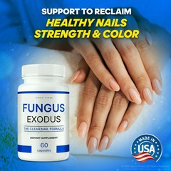 Fungus Exodus Pills to Combat Toenail Fungus and Restore Nail Health 60ct