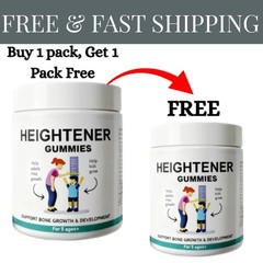 Organic Heightener Gummies Kids Growth Vitamin For Height Teens Support-New