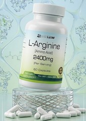L-Arginine Nitric Oxide Booster Capsules 2400mg Per Serving , In Stock