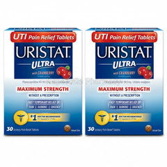Ultra UTI Pain Relief of Urinary,Pain,Burning 30 Tab with Cranberry flavor Each