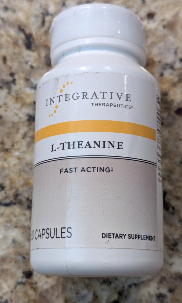Integrative Therapeutics L-Theanine Supplement 60 capsules exp: 01/2029