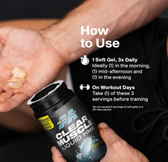 Muscletech HMB Supplements 1000mg, Clear Muscle (42 Liquid Softgels) – Highest G