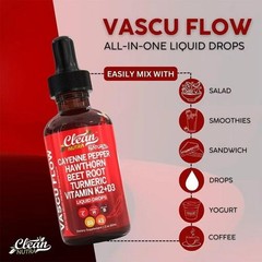 Cayenne Pepper Hawthorn Beet Root Turmeric Vitamin K2+D3 Liquid Drops 60ML-3pc