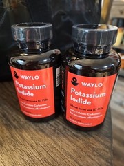 2 New Waylo KI Potassium + Iodide Tablets 130 mg per Tablet 75 Count Exp 11/2032
