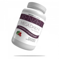 Nikken Kenzen Mega Daily 4 for Women Multivitamin Energy Hormone Support