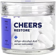 Cheers Restore | Supplement with DHM + L-Cysteine | Feel Better after Drinkin…