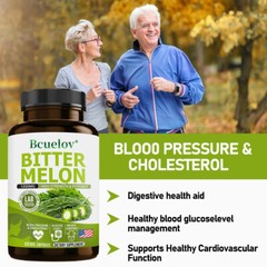 Bitter Melon 1000mg | Non-GMO Extract CAPSULES-BLOOD PRESSURE & CHOLESTEROL