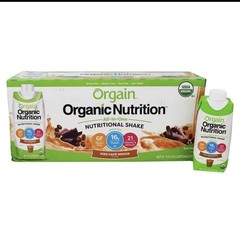 Orgain Organic Nutritional Shake Iced Café Mocha 11oz 12-Pack EXP: 2/2027