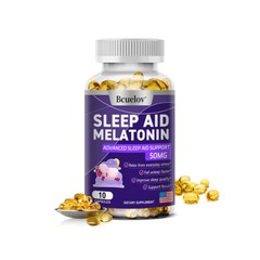 Melatonin Plus Sleep Aid 50MG, Fall Asleep Fast and Stay Asleep, Sleeping Pills