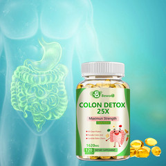 Colon Detox Cleanse Parasite Candida 120 Capsules Natural Herbal Supplement