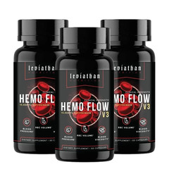 3pcs Leviathan Nutrition Hemo circulation Supplement with Nattokinase for Nit…