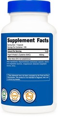 Non-GMO – Nutricost N-Acetyl L-Cysteine (NAC) 600mg, 120 Vegan Capsules