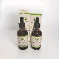 Benevolent Liquid Melatonin 3 mg. 2 Pk 2oz Ea. Liquid. Exp 1/28 Sealed Imperfect