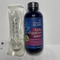 Mommy’s Bliss Baby Constipation Ease + Prebiotics, Adapter plug 4fl oz Exp05/26