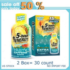 5-hour ENERGY Shot, Extra Strength, Tropical Burst, 30 Count