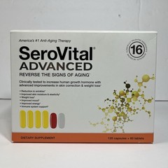 SeroVital Advanced Anti-Aging Dietary Supplement, 120 Capsules+60 Tablets 2/26