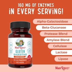 MaryRuth’s Gluten Digestive Enzymes | Up to 2 Month Supply | Proprietary Enzy…