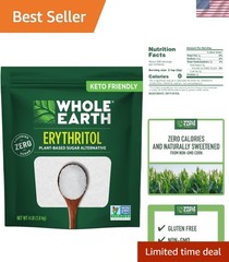 Low Glycemic 4 lb Erythritol Sweetener – Perfect for Keto & Diabetic Diets