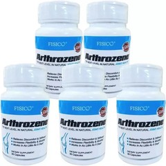 5 pack Fisico Arthrozene Natural Joint Health Supplement 30 Capsules Exp 12/28