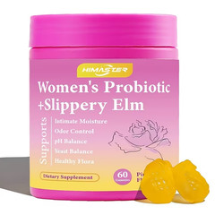 Women’s Probiotic Slippery 60 Pineapple Elm gummies pH Balance Gut Health